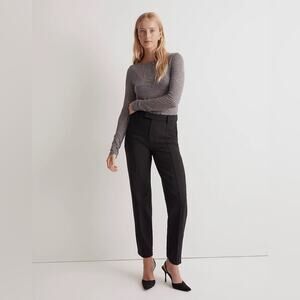Madewell The Fairbanks Pant Black Size 4 NO085